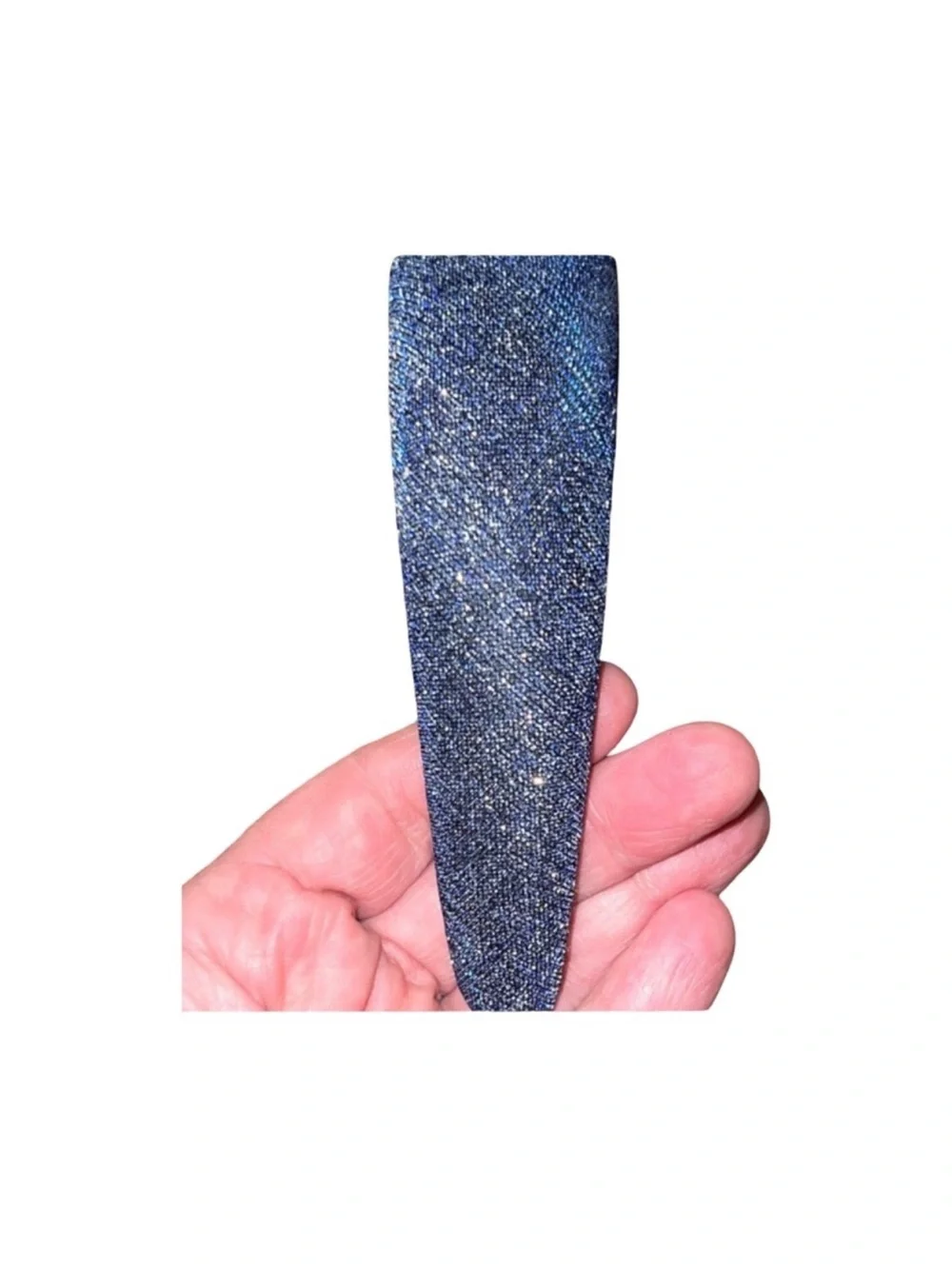scunci Sparkle Navy Glitter Padded Headband FINAL PRICE DROP